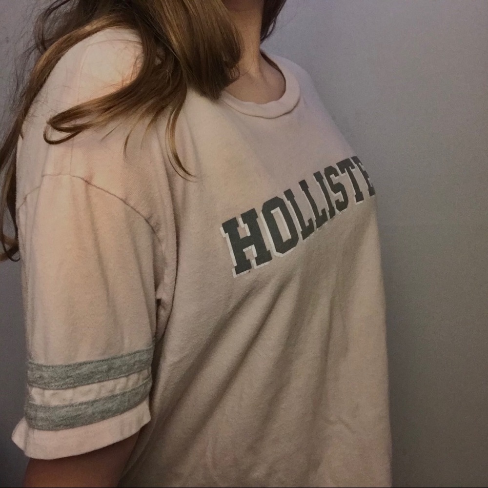 Pastel Pink Hollister Tee